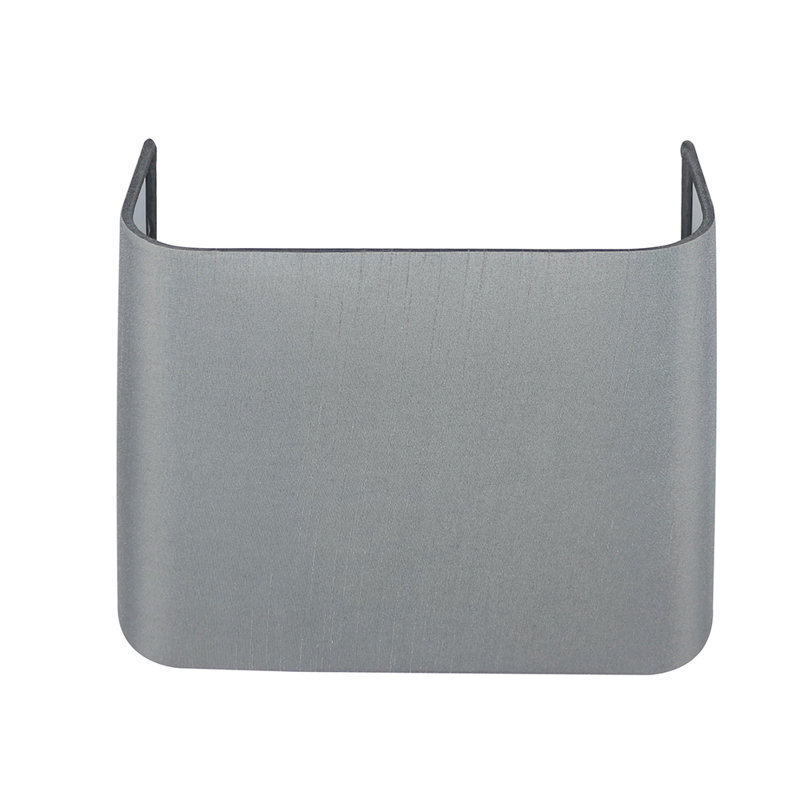 7'' H Silk Rectangle Wall Sconce Shade, Gray