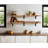 Teeanna 2 Piece Oak Bracket Shelf-1990199004-1954446161