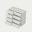 Commode 8 tiroirs pour chambre à coucher, commode blanche sans poignée, commode moderne 8 tiroirs avec rangement large-1422706675