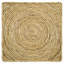 Table basse ronde en rotin naturel tissé