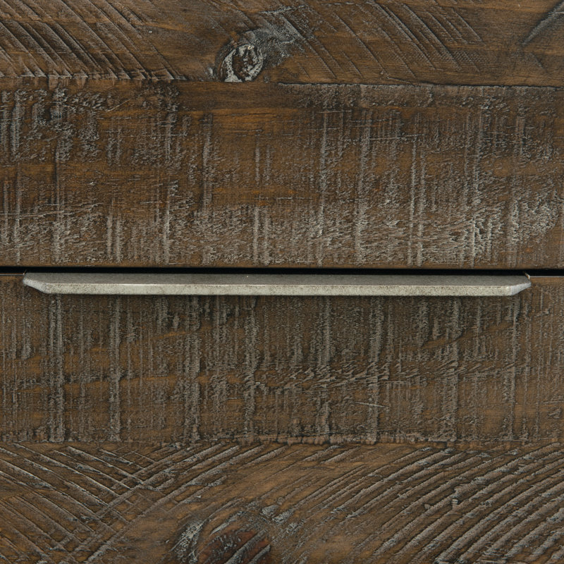 Payson Transitional 64'' Brown Solid Pine Sideboard