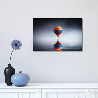 Reflection Balloon 1 Piece Wrapped Canvas Wall Art