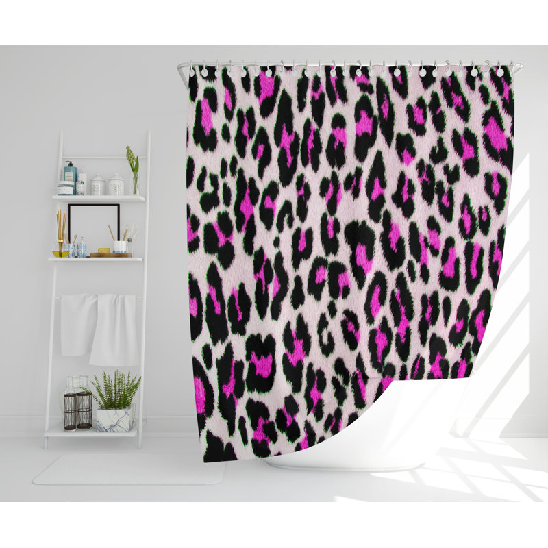 Skeggi Polyester Shower Curtain, 168cm H x 168cm W