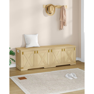 Banc de rangement 59 po Farmhouse