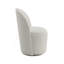 Chaise d'appoint Beige Boucle (ensemble de 2)