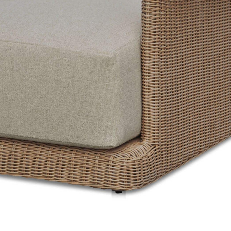 Casserly Meredith Outdoor Sofa, Beige, Brown