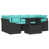 Coussin bleu / cadre noir est en rupture de stock