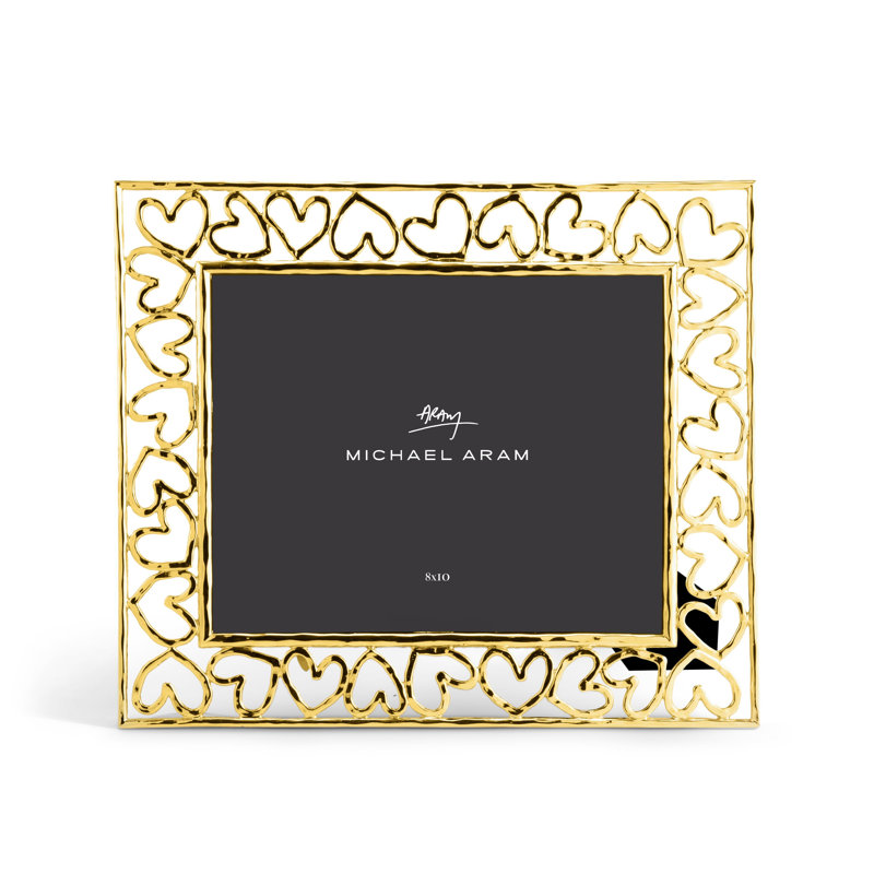 Heart Frame, Gold, 8" x 10"