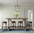 Susan 4-Person Solid Wood Upholstered Dining Set
