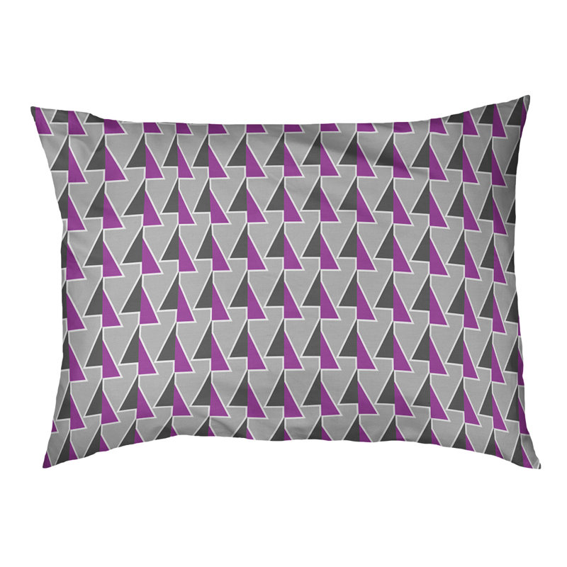 Coussin pour chien Chen, Moyen (l 40 po x P 30 po x H 6,5 po), Violet clair