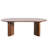 51" Oval Wood Coffee Table, Modern Center Table for Living Room-392205645