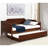 Cherry Wood Twin Daybed With Trundle