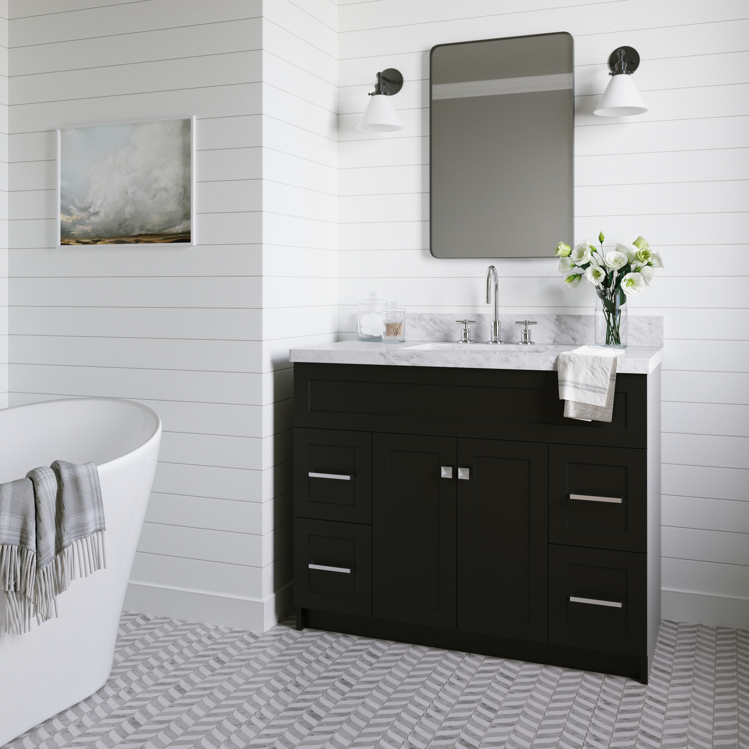 42 vanity base only discount
