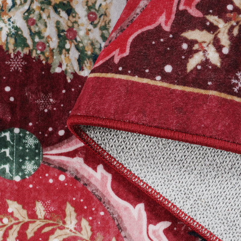 Tapis de Noël Laraven, Rectangulaire 8 pi x 10 pi