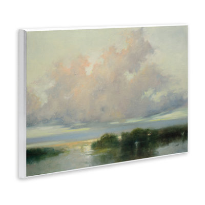 Plaque murale avec nuages et courants, design par Julia Purinton