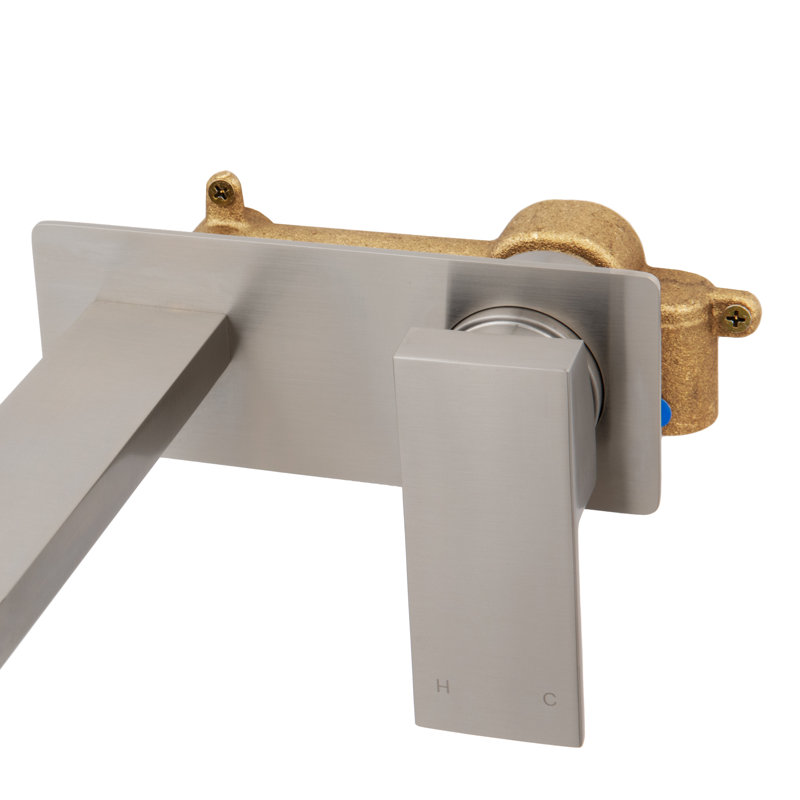 Bliss Complete Shower System with Rough-in Valve, Brushed Nickel