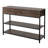43.3" W 30.1" H Console Table With 3 Drawers and Open Storage Shelves-1903364929