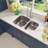 Quidnet 31.5'' L Double Bowl Stainless Steel Kitchen Sink