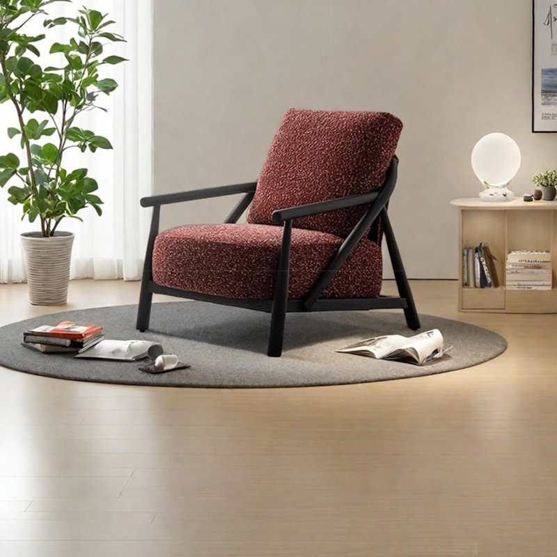 Chaise longue ergonomique en molleton agneau