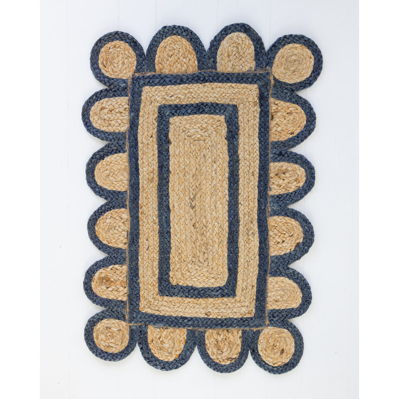 Hand Braided Jute / Sisal Area Rug, Rectangle 3' x 5'