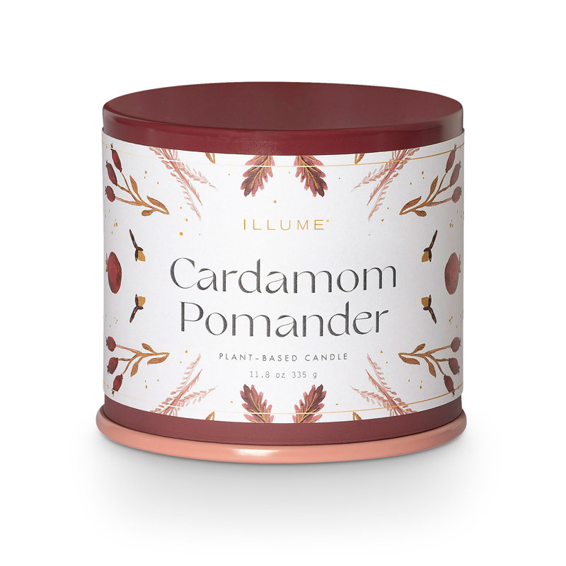 Vanity Tin Candle, Cardamom Pomander, 11.8 oz Vanity Tin