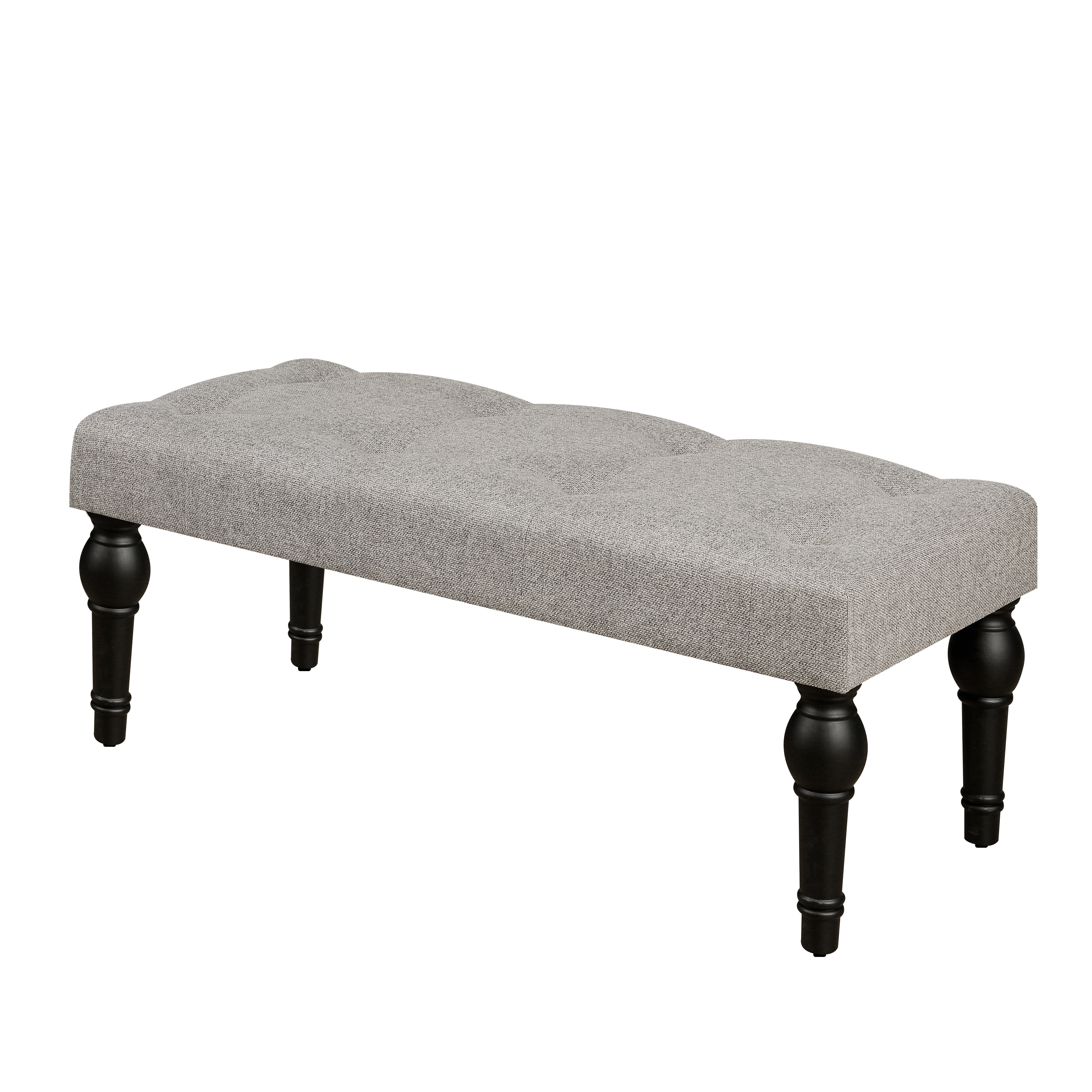 Alcott Hill® Elegant French-Inspired Upholstered Bedside Bench with ...