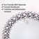 Mirrored Console Table With Round Crystal Wall Mirror