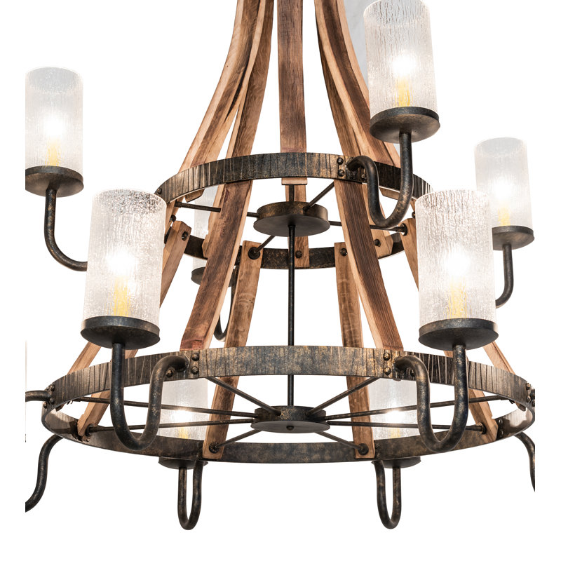 Rustic Lodge 12 - Light Chandelier