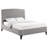 Harper Light Grey Platform Bed-1813186600