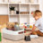 2Pcs Storage Baskets for Shelves - Fabric Storage Bins, Linen Closet Organizers and Storage-1000498459
