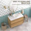 Meuble-lavabo flottant simple 36 po Newark