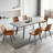 Iras 6 - Person Extendable Dining Set, 61.4'' Dining Table Sets-1450584911