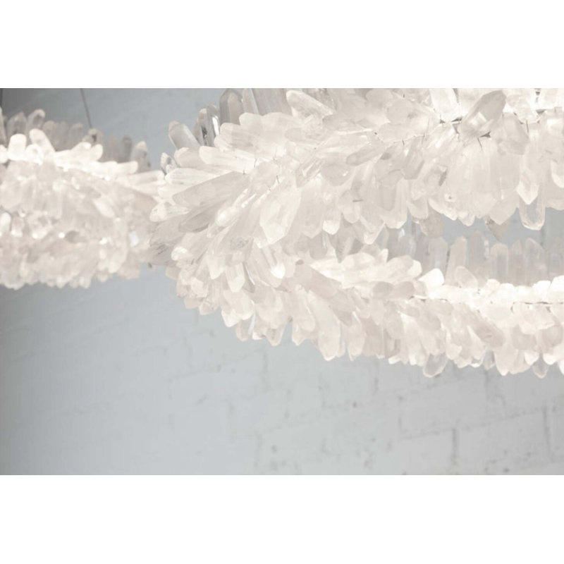 Roxi 1 - Light LED Chandelier, 7.13" H x 48" W x 48" D, Polished Nickel