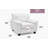 Chic Modern Accent Chair In White-790929894