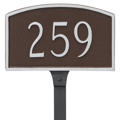 Prestige 1-Line Lawn Address Sign