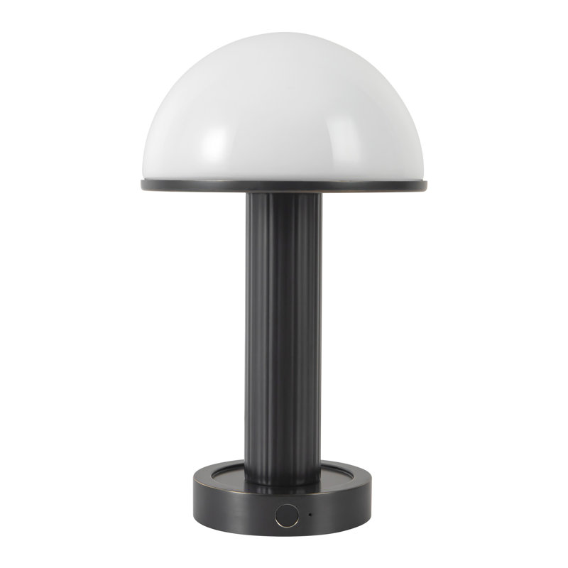 Vienna 9-in Black dimmable LED Table Lamp, Urban Bronze