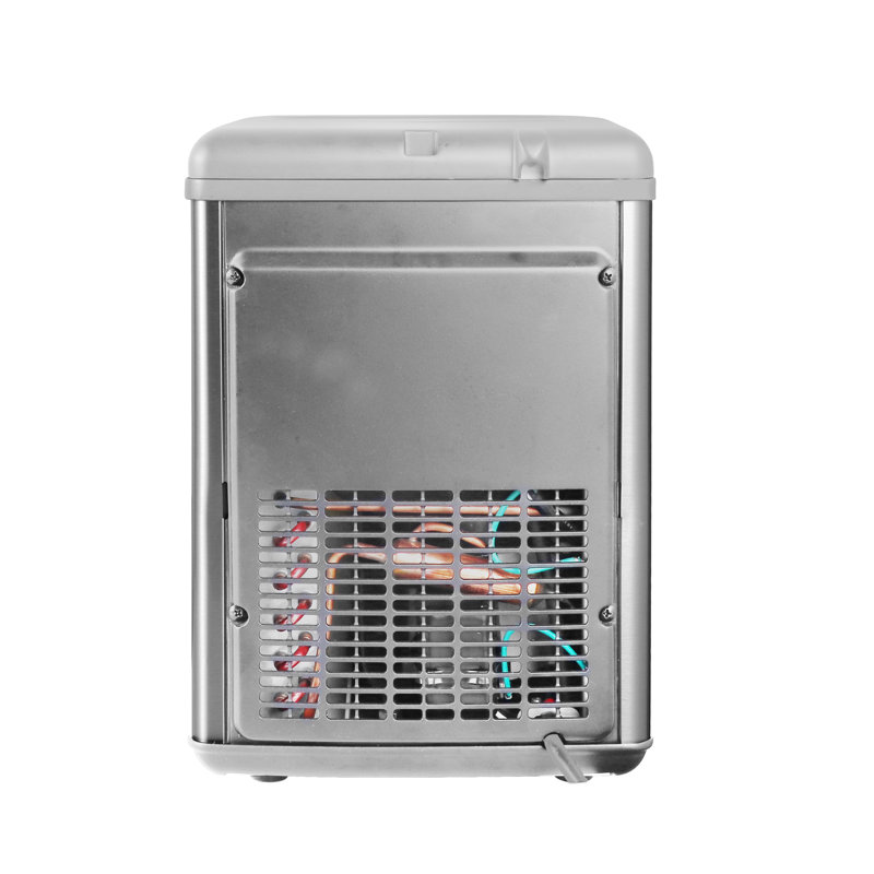 Frigidaire Gallery, 33 lb Machine à glaçons de comptoir, accents en acier inoxydable, glace en forme de pépite