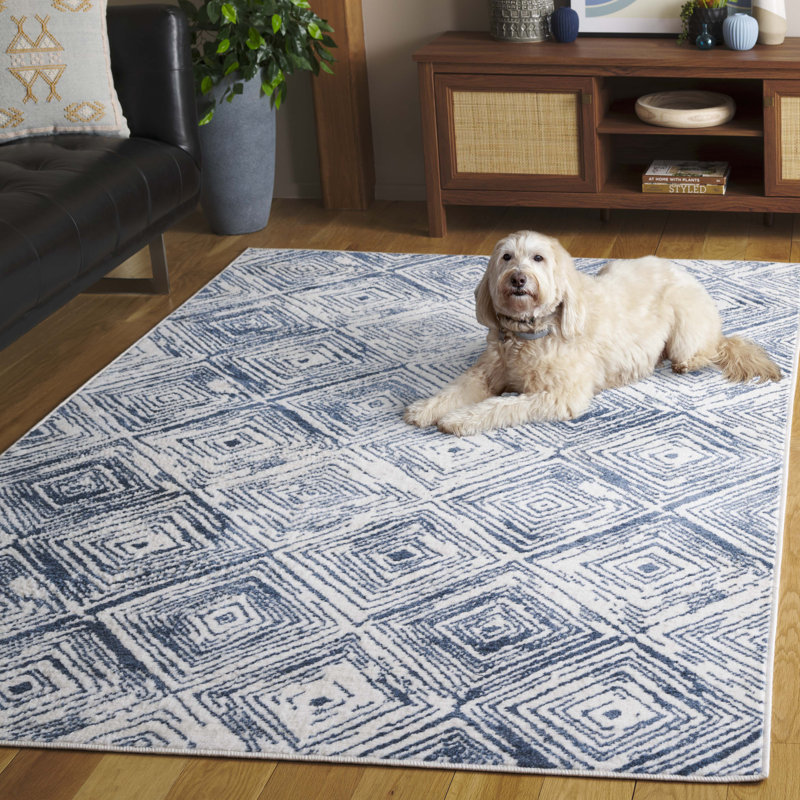 Pyramid Performance Geometric Rug, Rectangle 4'5" x 6'5"