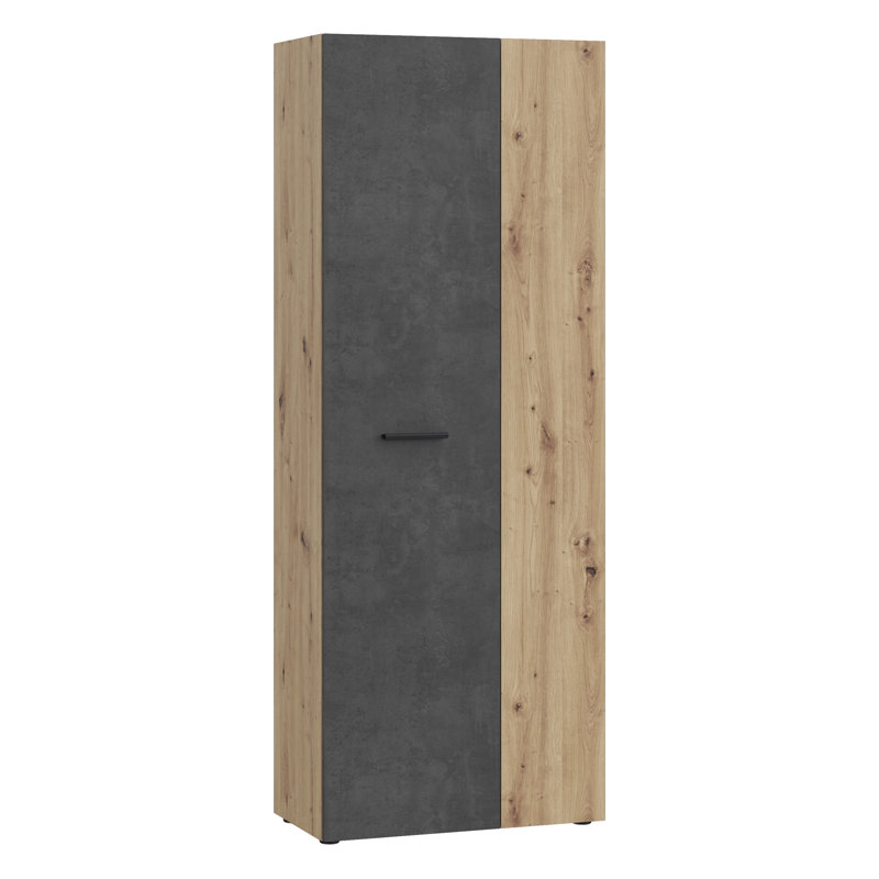 Shilu 18 Pair Shoe Storage, Grey/Oak