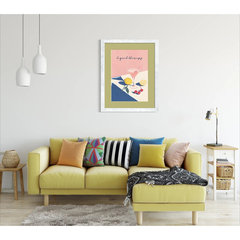 Liquid Therapy Martini Art Print, 42 cm H x 30 cm W