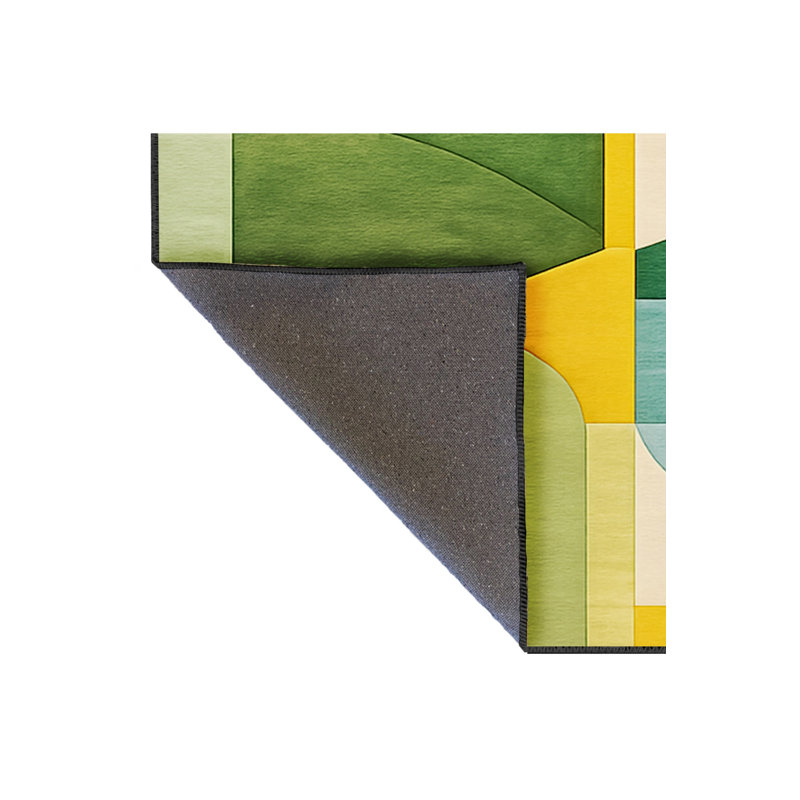 Tapis tissé à la crème Mosso, 4 pi 11 po x 9 pi 10 po