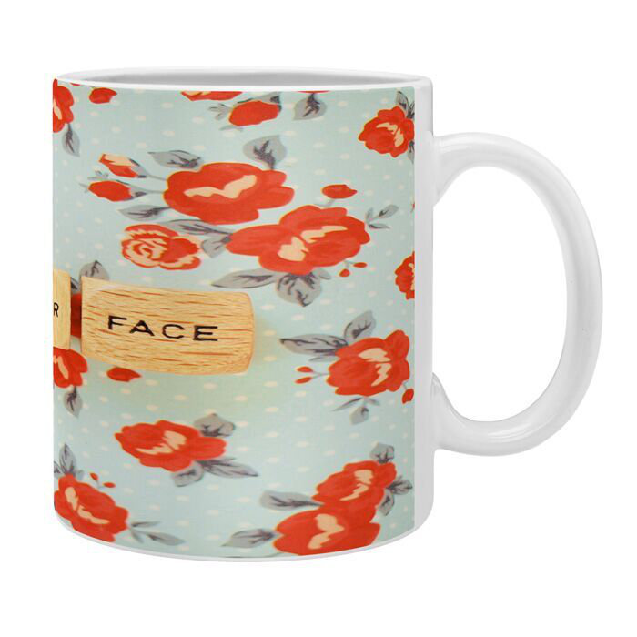Grande tasse à café love your face