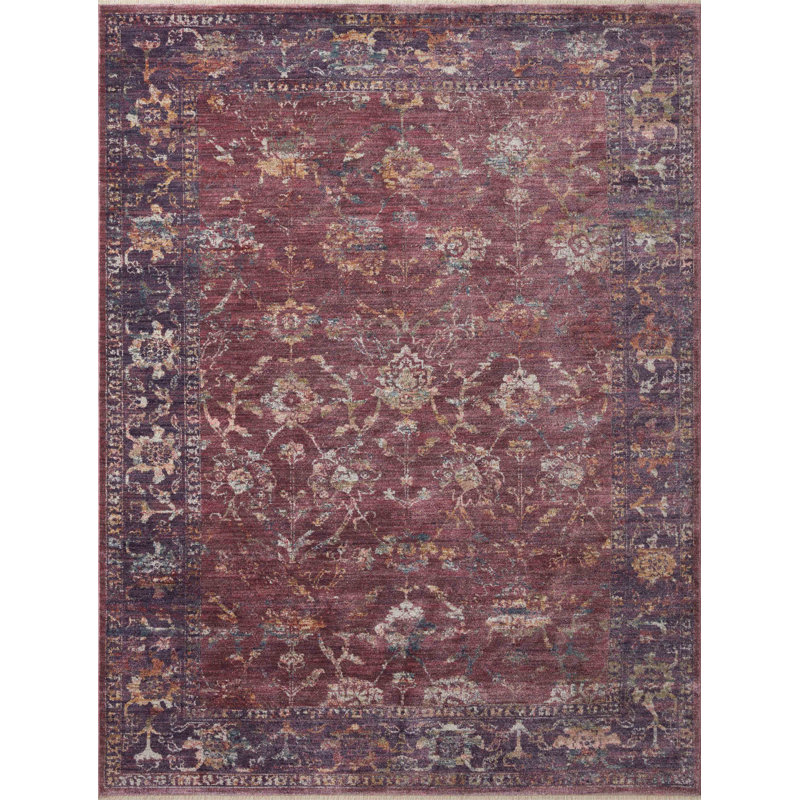 Febbas Oriental Indoor Rug, Rectangle 3'7" x 5'7"