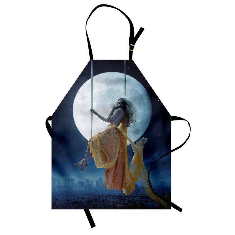 No Pattern Bib Apron