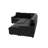 Modern Design 4Pc Convertible Sectional Storage Compartment Matching Pillow Pull Out Bed USB Port Corduroy Upholstered Black Finish Primary Living Room-485983966