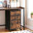 Rustic Brown 3-Drawer Mobile File Cabinet - Vertical Filing Cabinet, Under Desk Cart With Fabric Drawers (Rolling Printer Stand, Fits A4/Letter For Home Office)