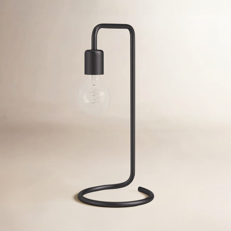 Fuse Metal Table Lamp, Matte Black