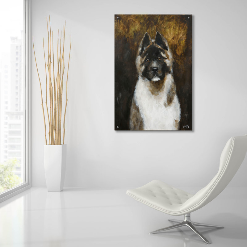 «American Akita» par Solveiga, H 36 po x l 24 po x P 0,2 po