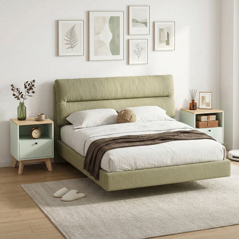 40cm W Manufactured Wood Bedside Table