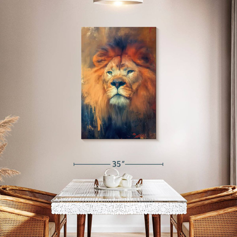 Brampt Lion Energy, 45" H x 30" W